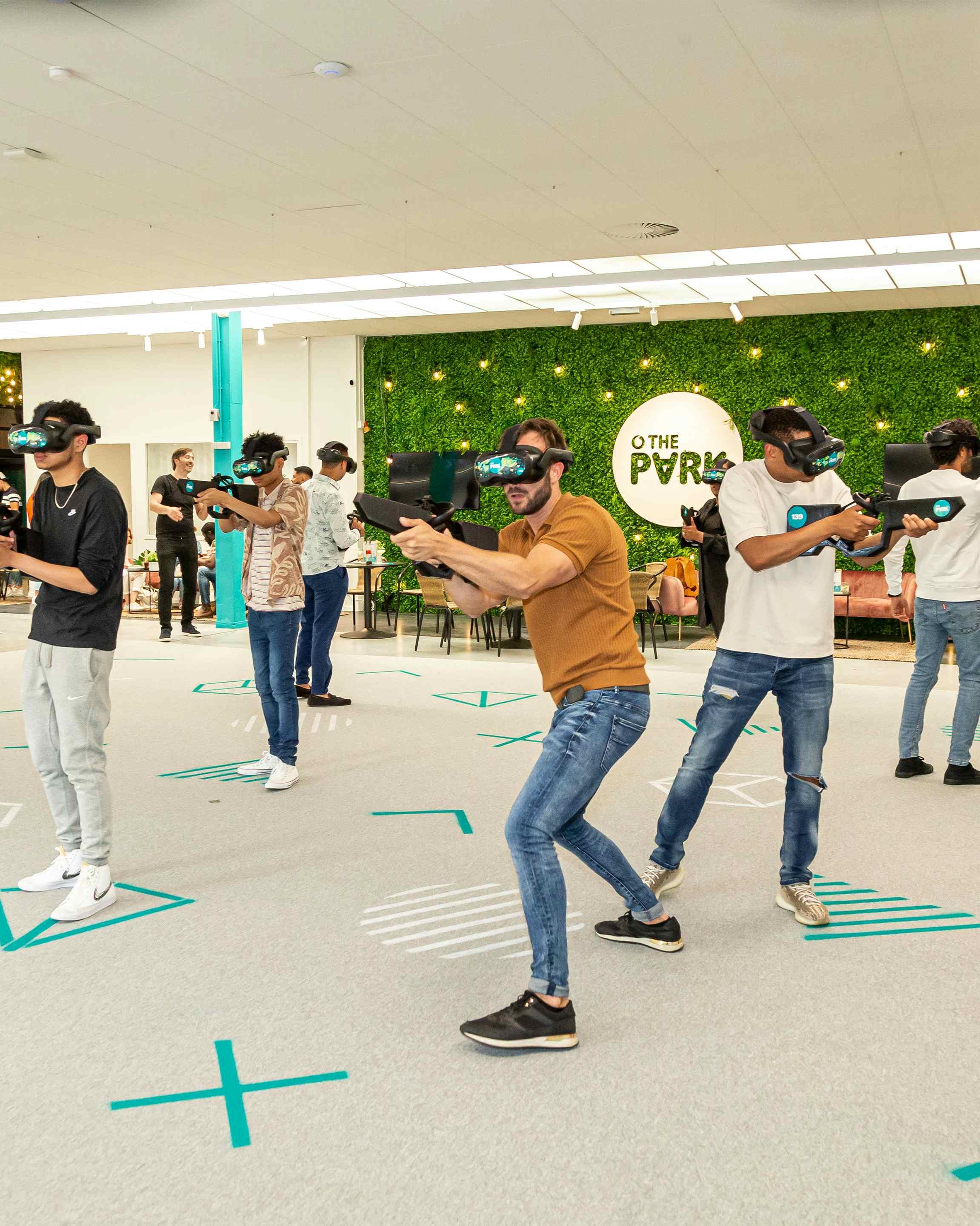 Picture of people playing VR in The Park Playground Amsterdam