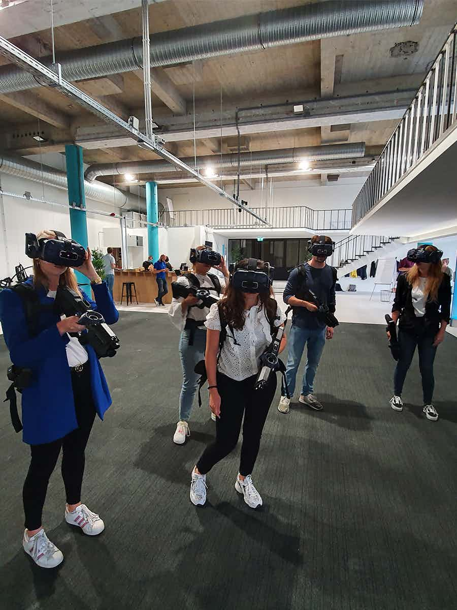 Picture of people playing VR in The Park Playground Eindhoven